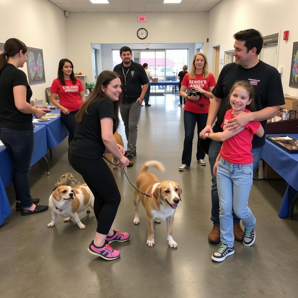 Adoption event at Cleveland County Humane Society