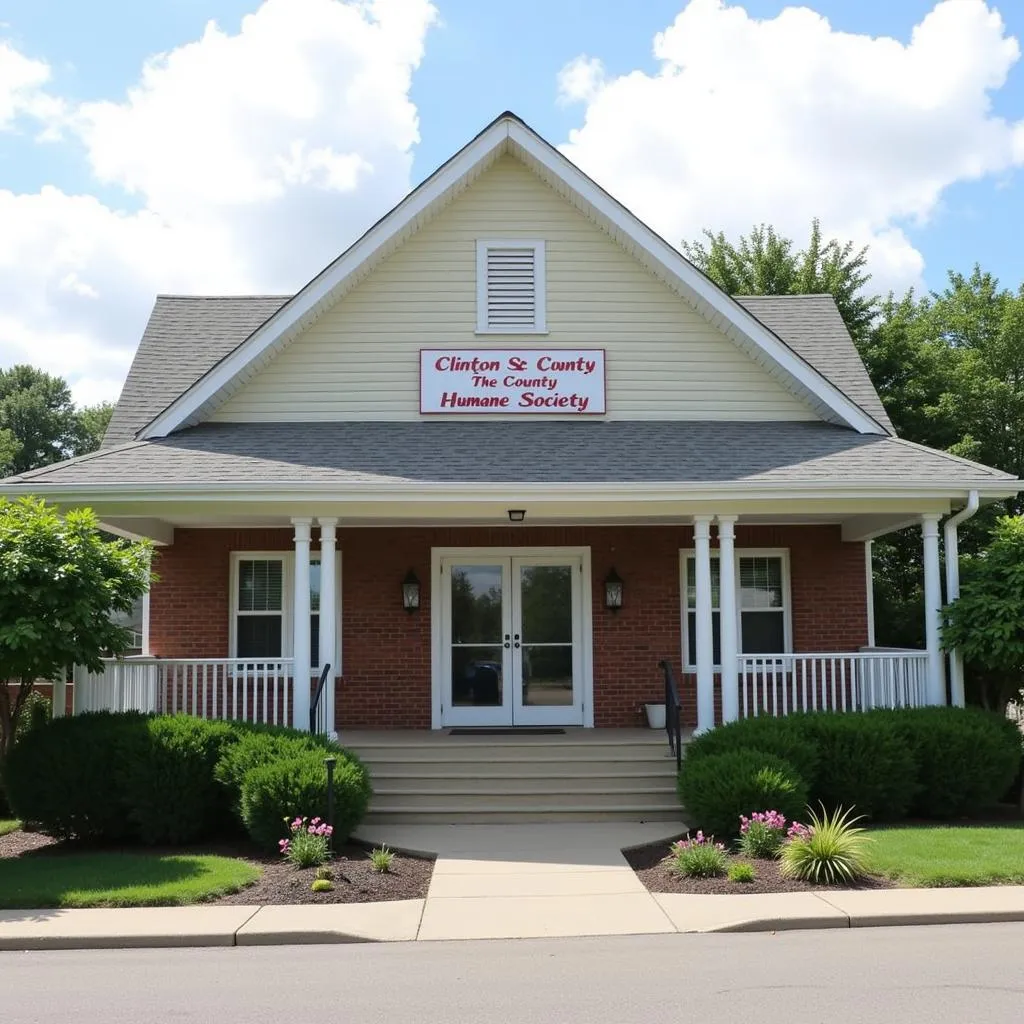 Clinton County Humane Society building exterior