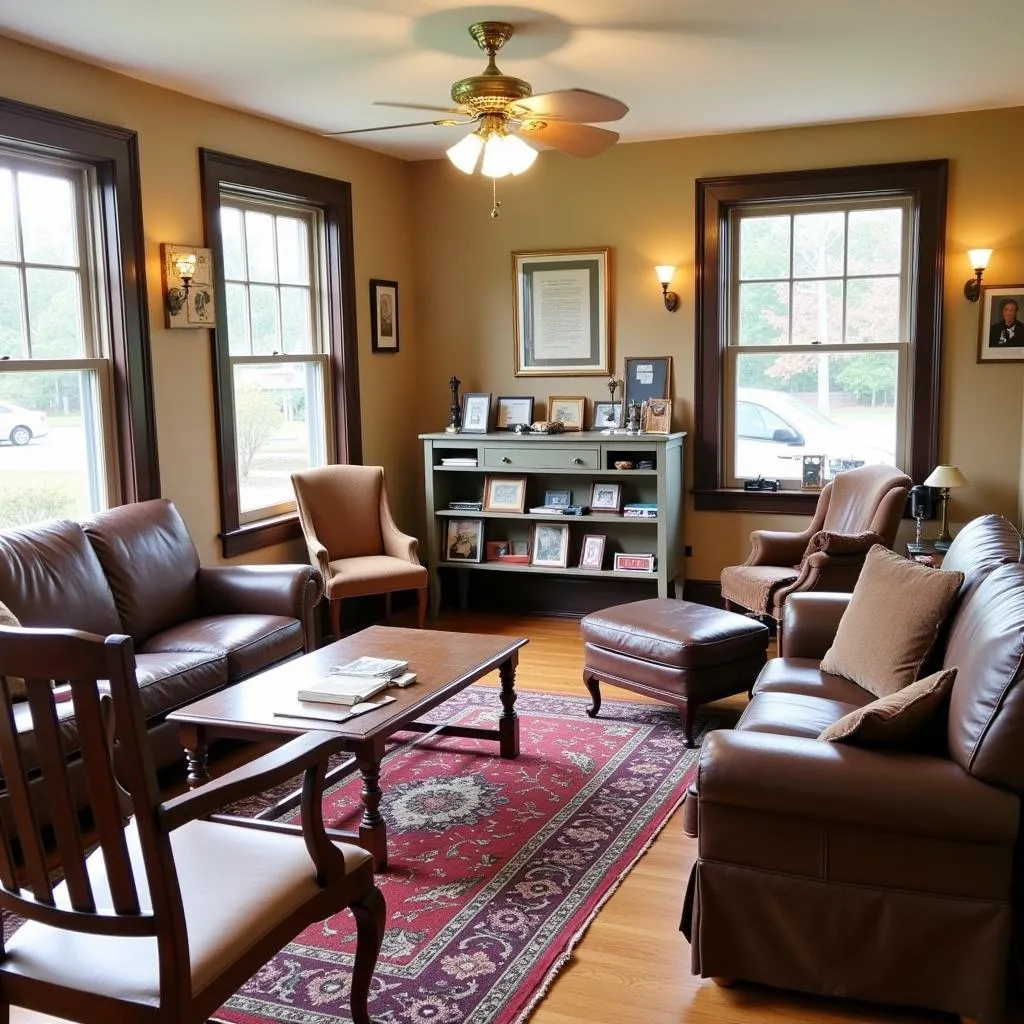 The Interior of the Collinsport Historical Society Museum