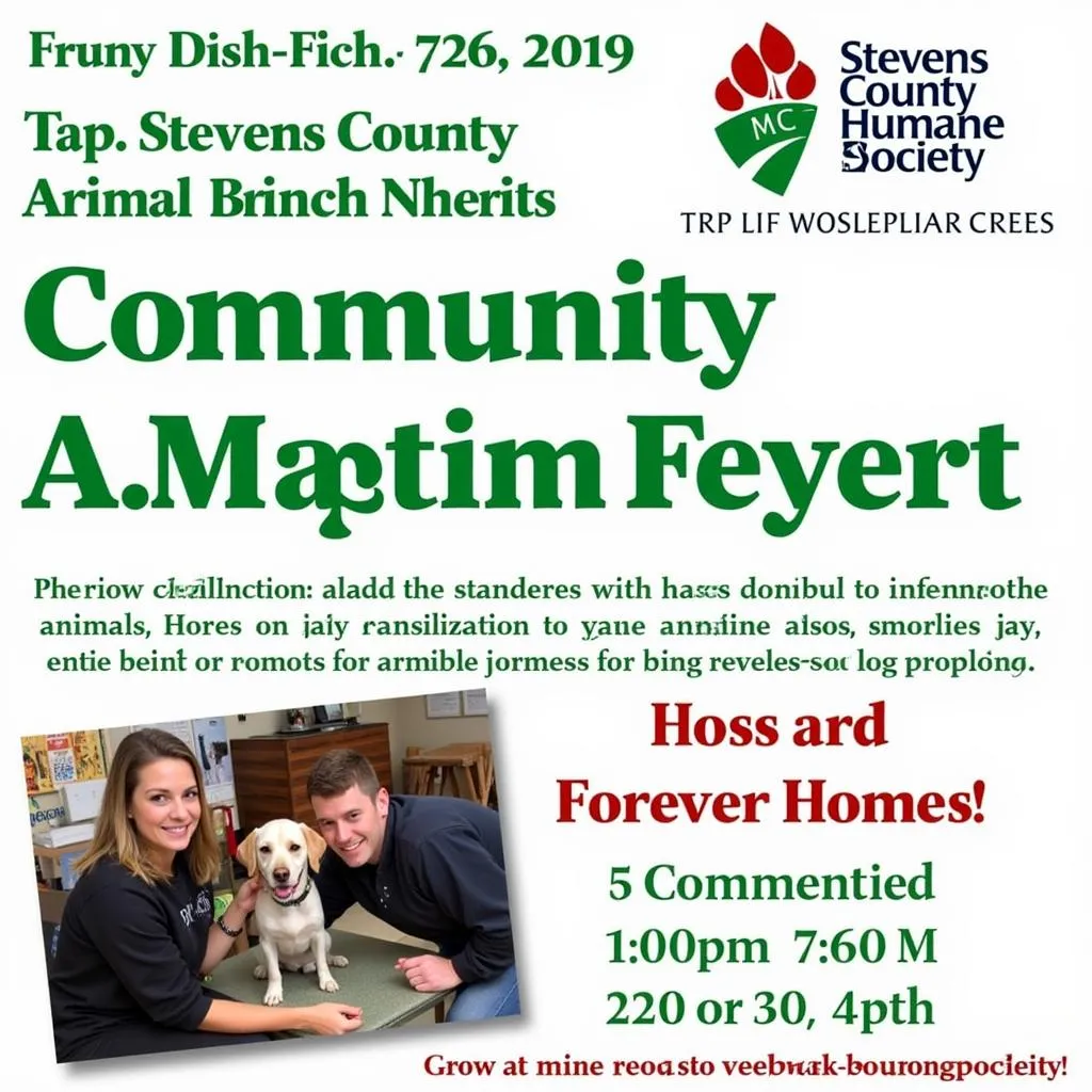 Community Adoption Event at the Stevens County Humane Society MN