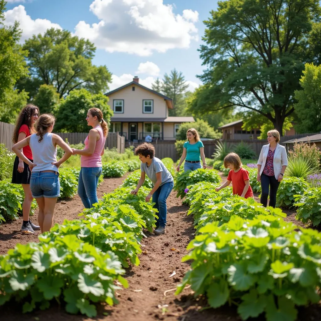 Community Garden Fostering Connection and Well-being