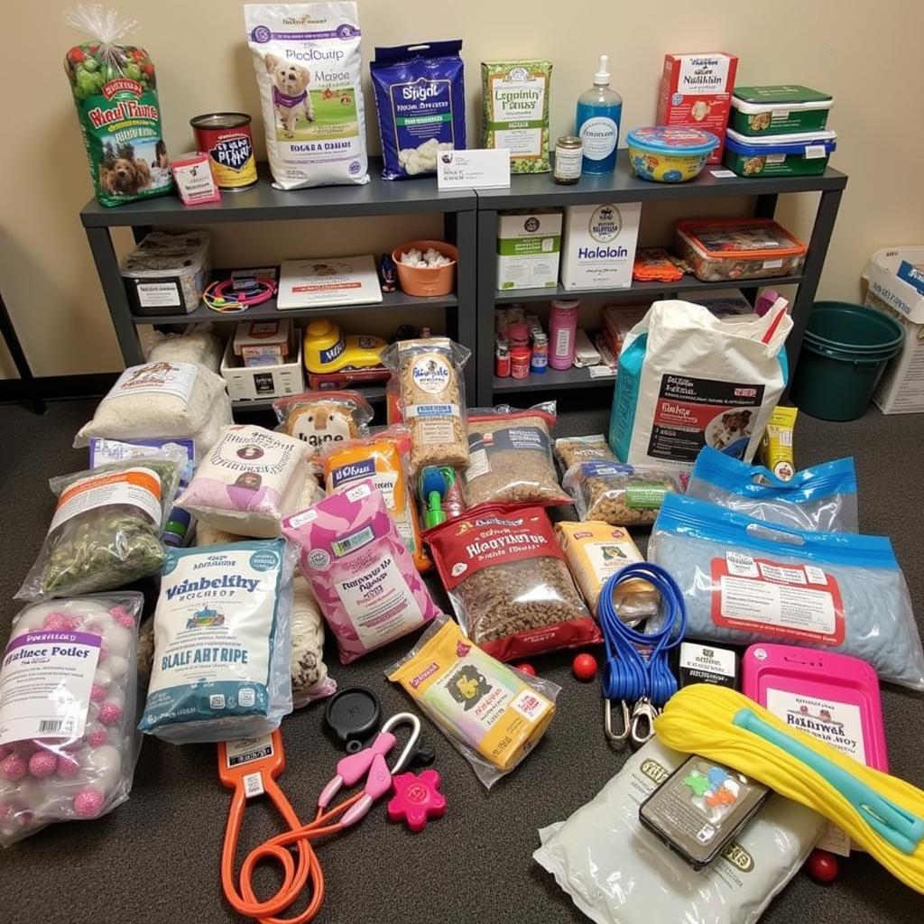 Various pet supplies donated to Coulee Region Humane Society