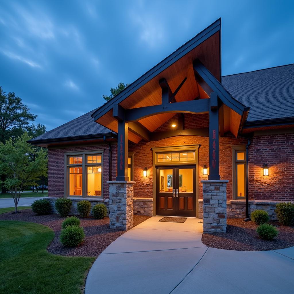 Modern Cremation Society Building in Louisville