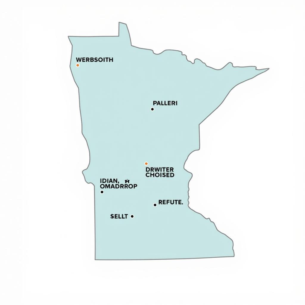 Map of Cremation Society of Minnesota Locations