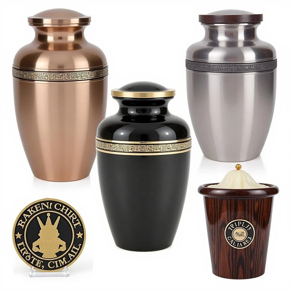 Variety of Cremation Urns and Keepsakes