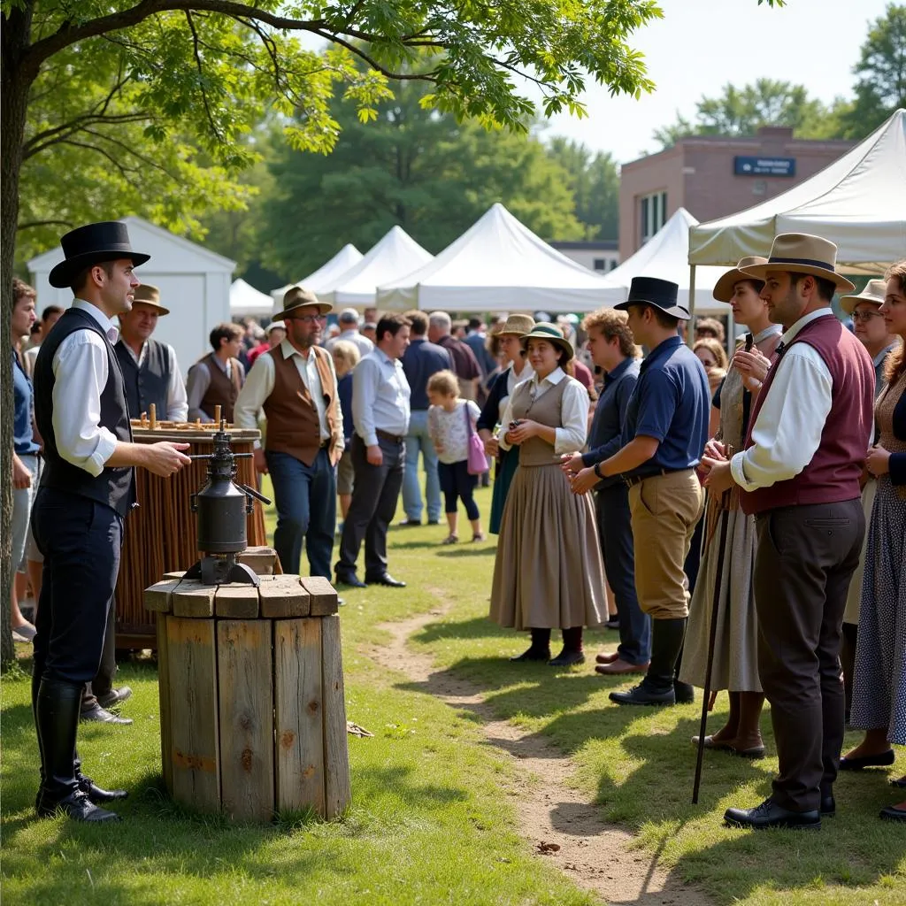 Crystal Lake History Fair Reenactment