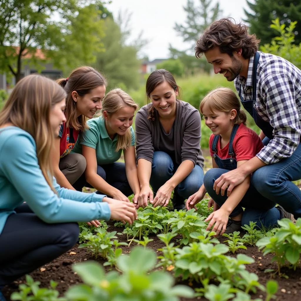 Community Garden Cultivating Peace