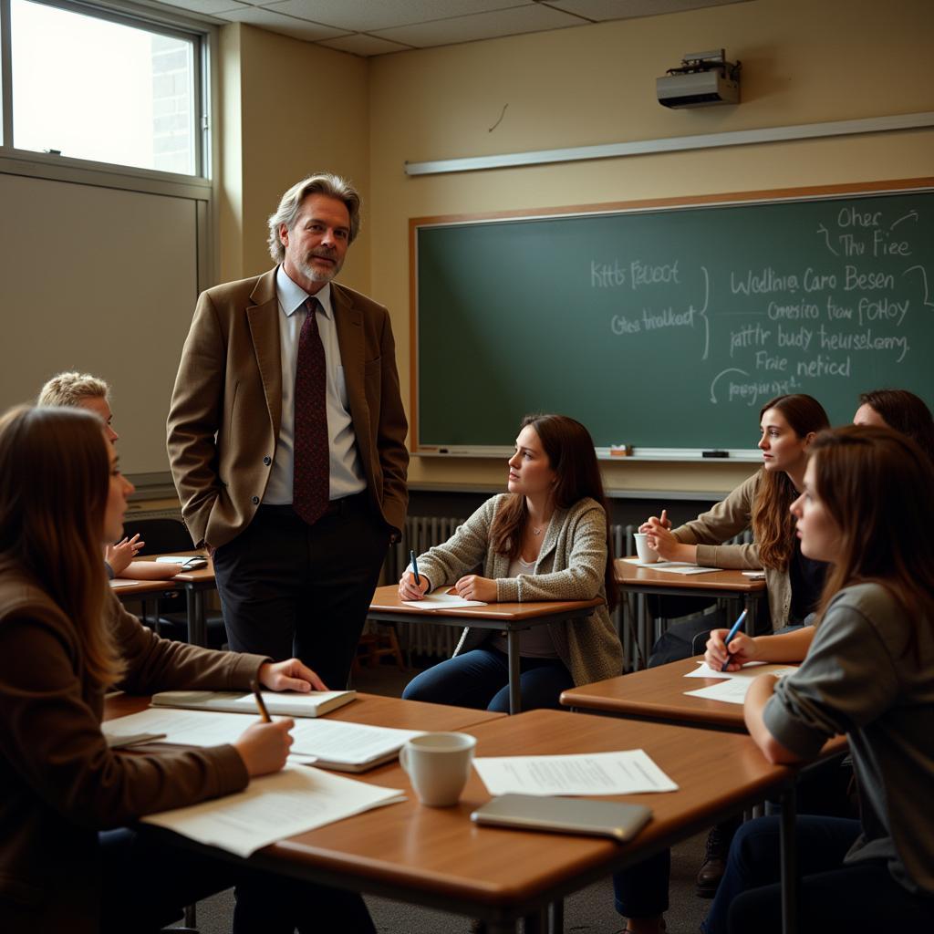 Dead Poets Society Classroom Discussion Scene