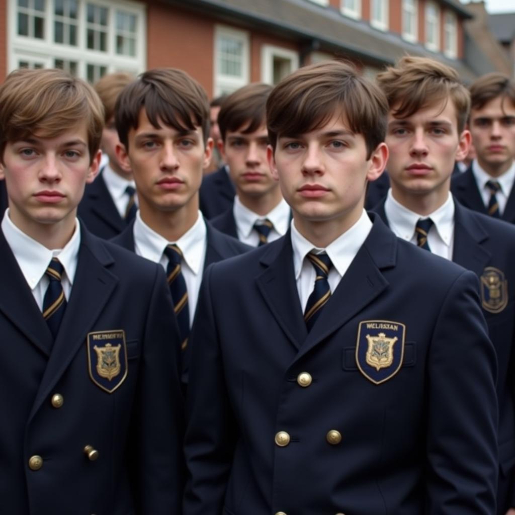 Students in uniform at Welton Academy