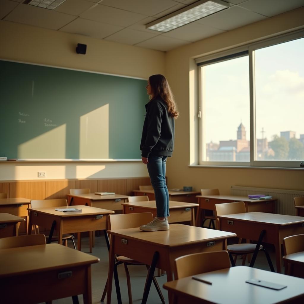 Dead Poets Society Standing on Desk