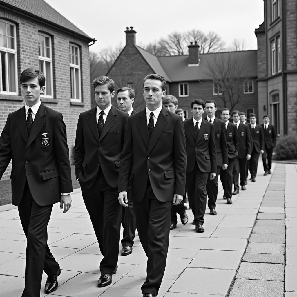 Students in Welton Academy uniform