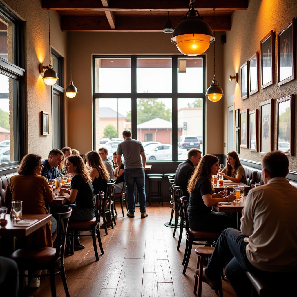 Vibrant and Welcoming Interior of Dish Society Cinco Ranch