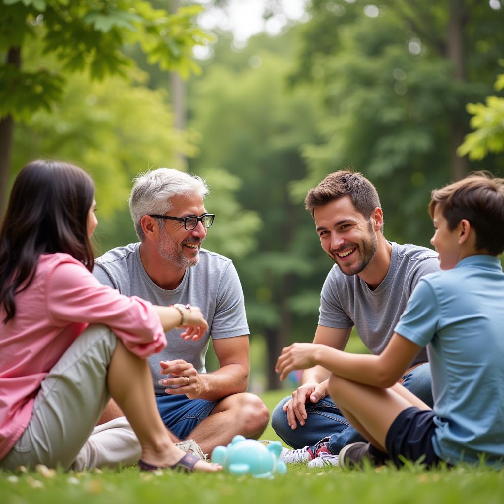 Diverse Community Gathering in Mill Creek Park