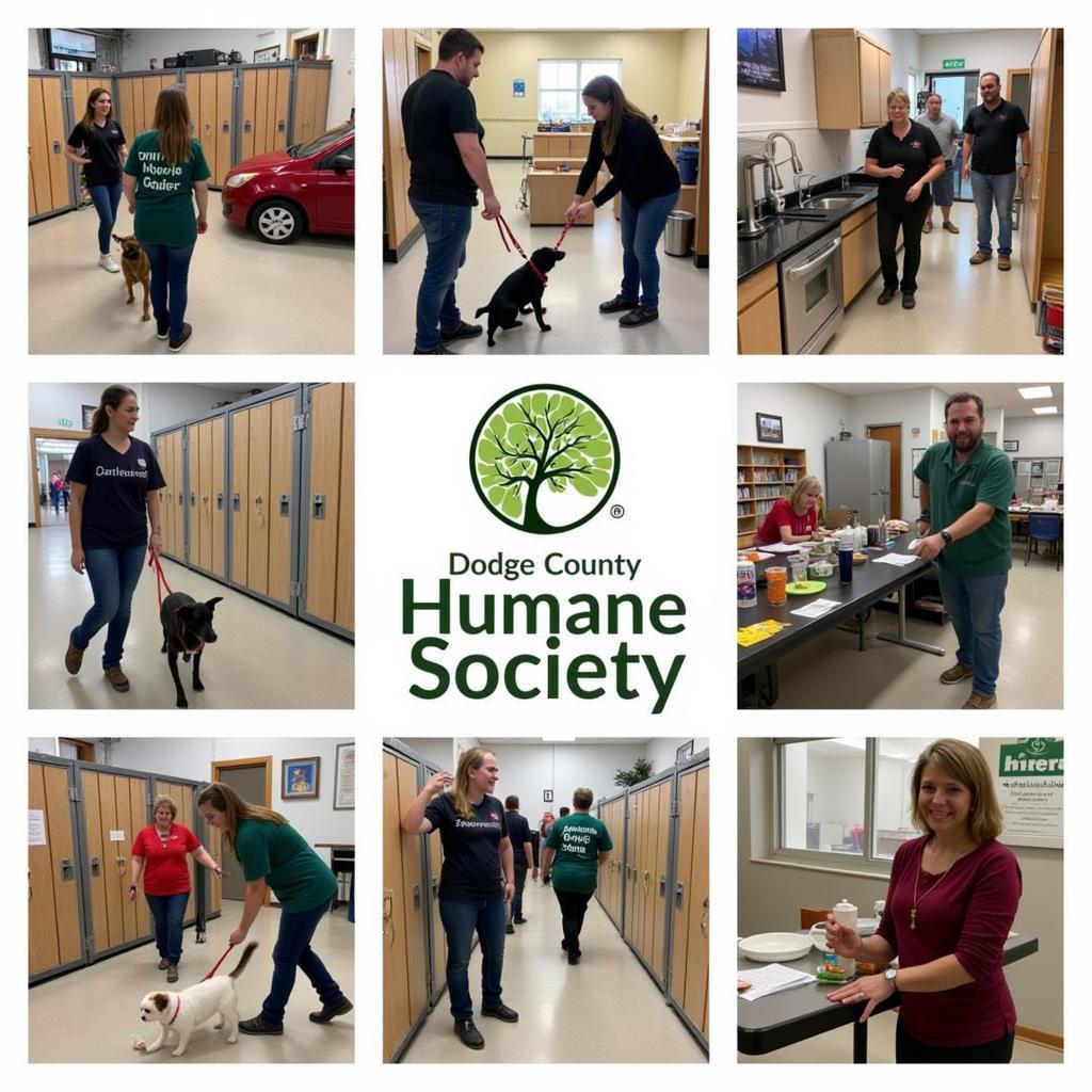 Volunteers at Dodge County Humane Society