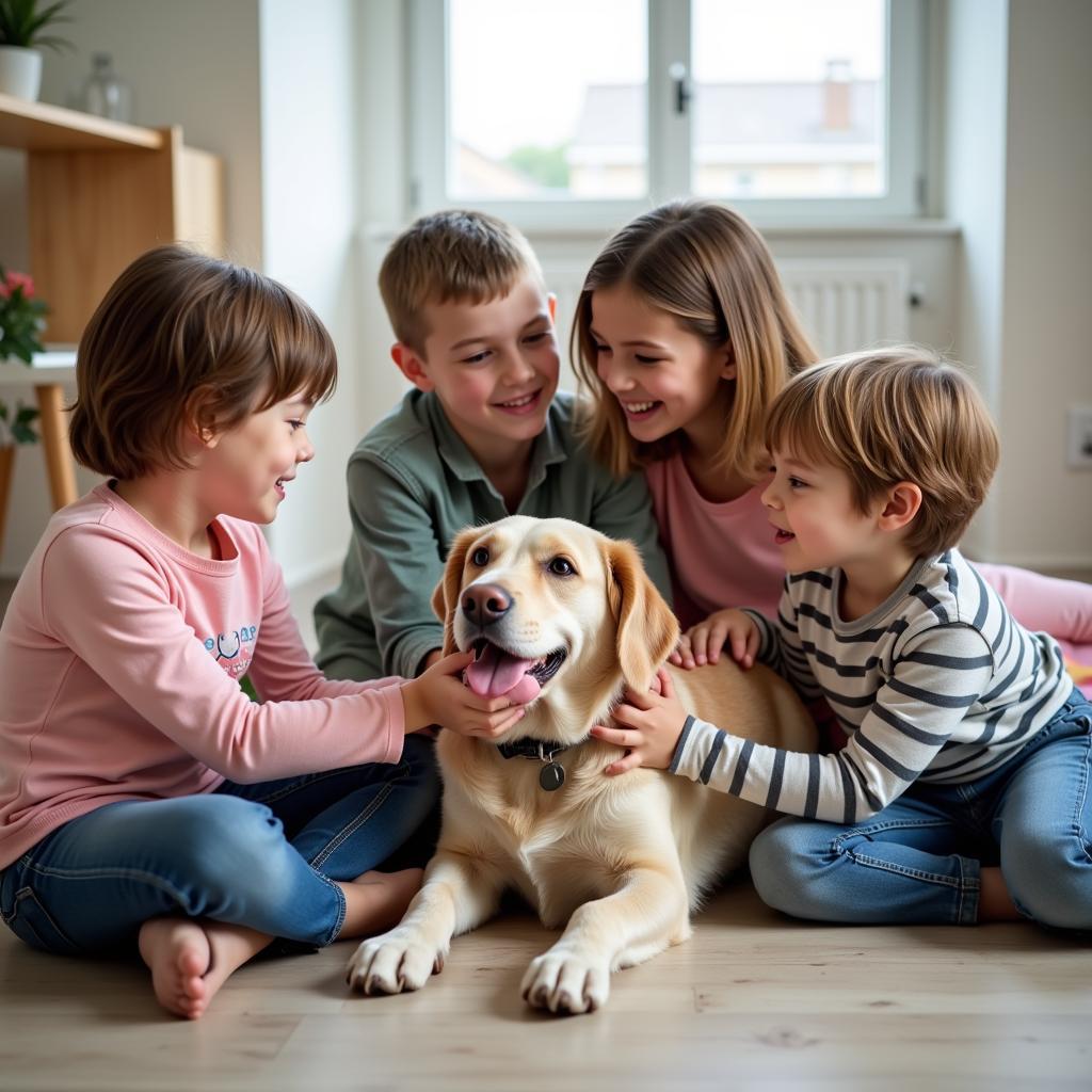 Meeting a Potential Buddy Dog