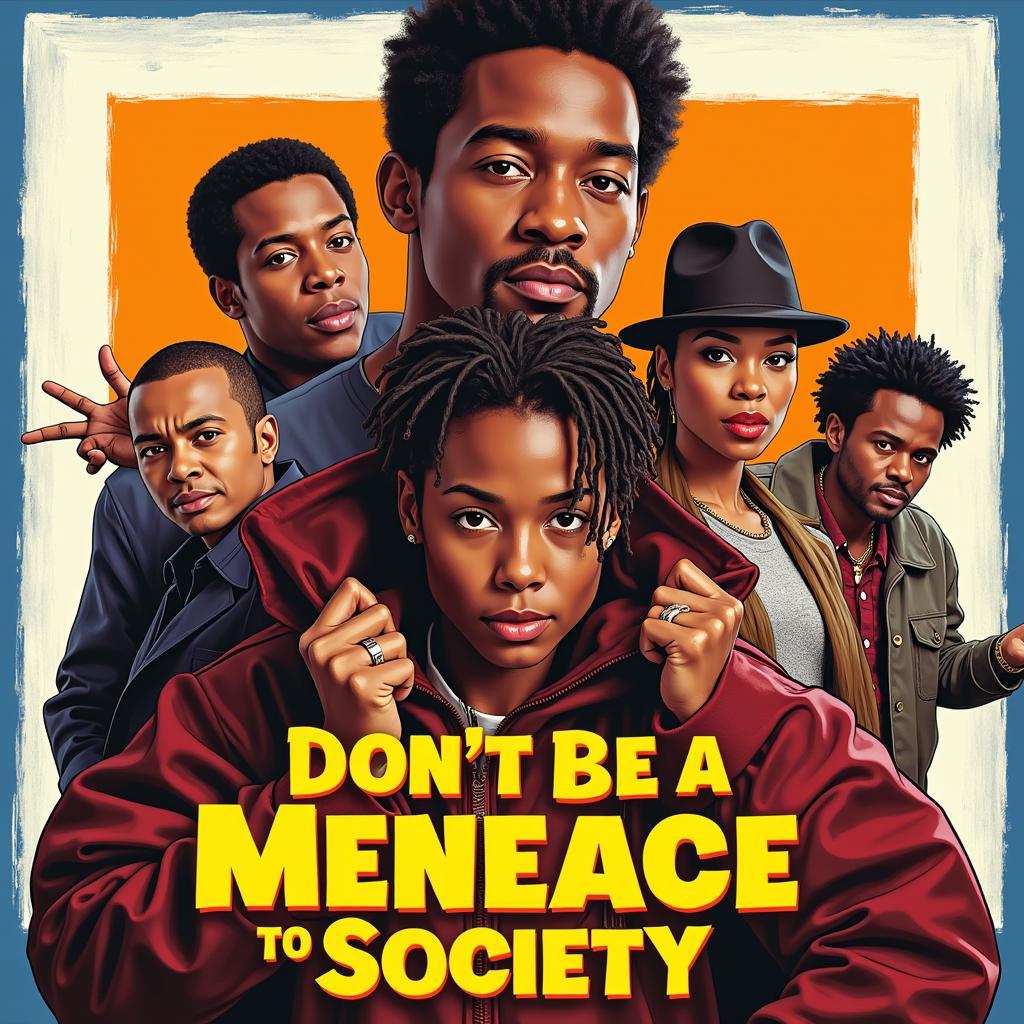 Don't Be a Menace to Society movie poster