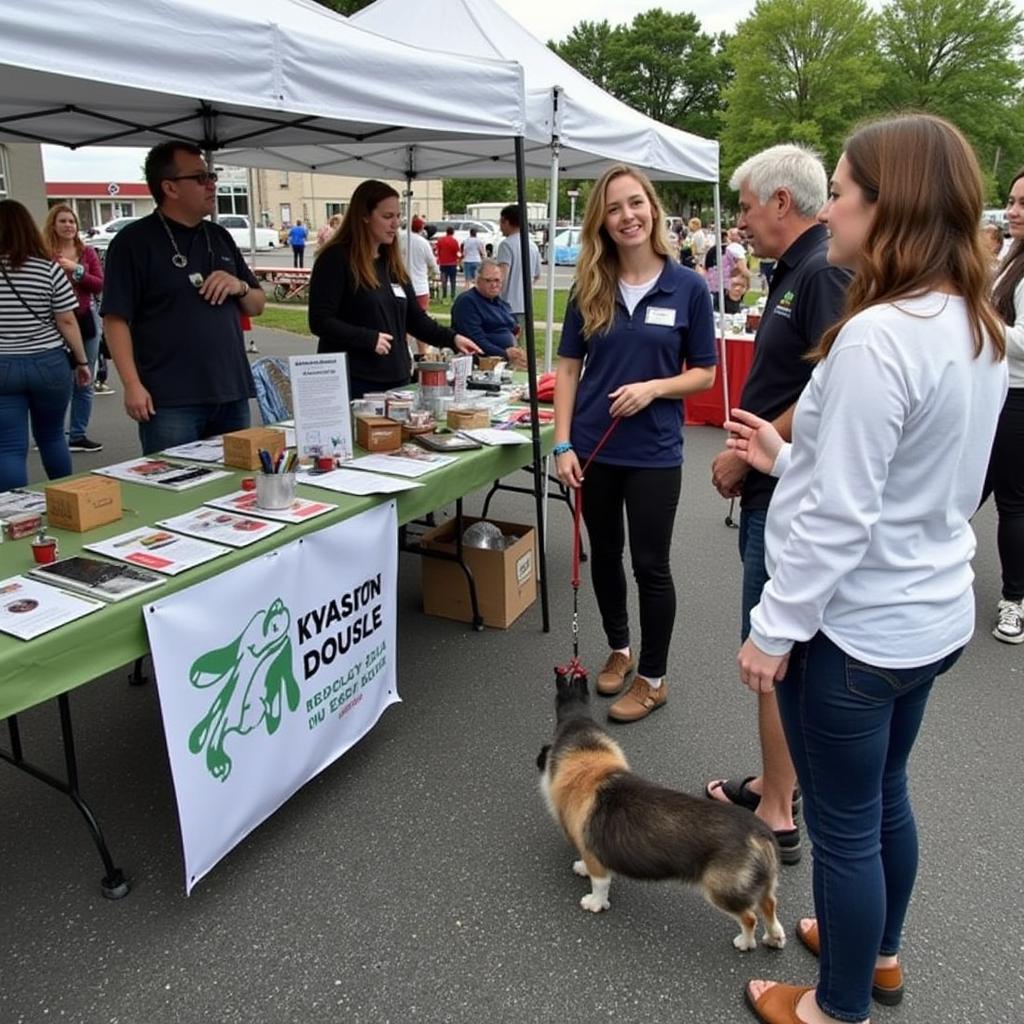 DCHS Community Outreach: Dover Cocheco Humane Society staff engage with the community at a local event.