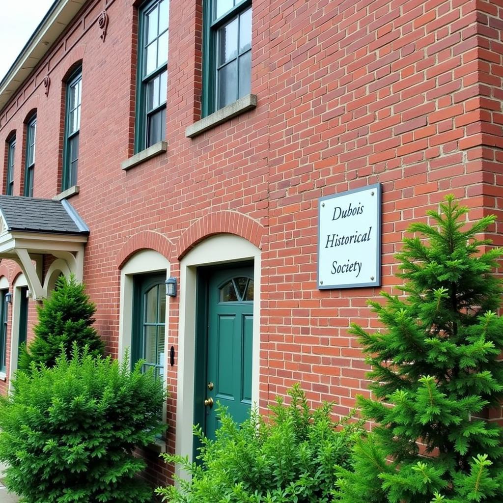 Historic Building Housing the Dubois Historical Society