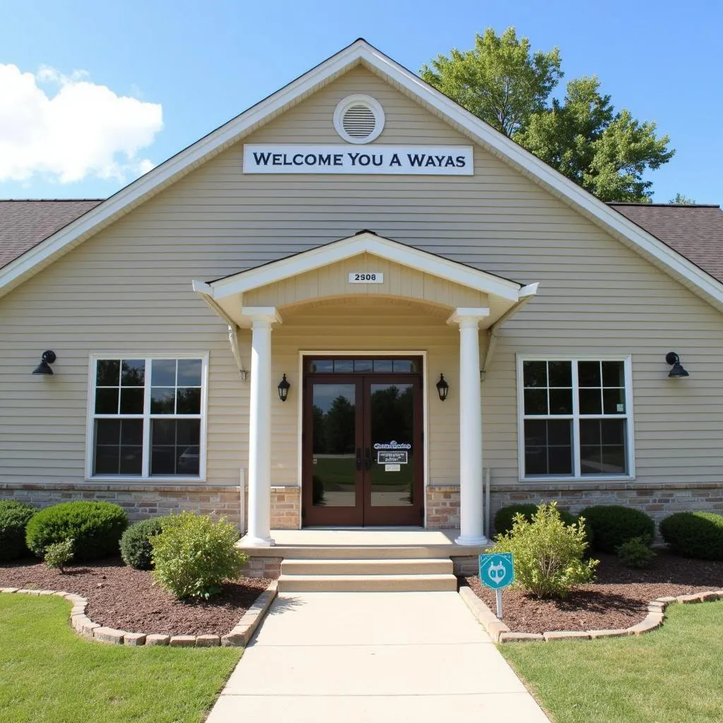 Modern, welcoming building of the Dunn County Humane Society