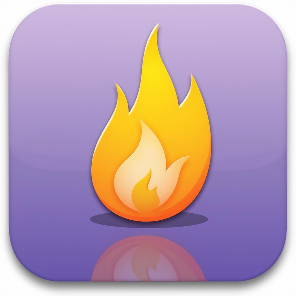 Duolingo app icon with a streak flame