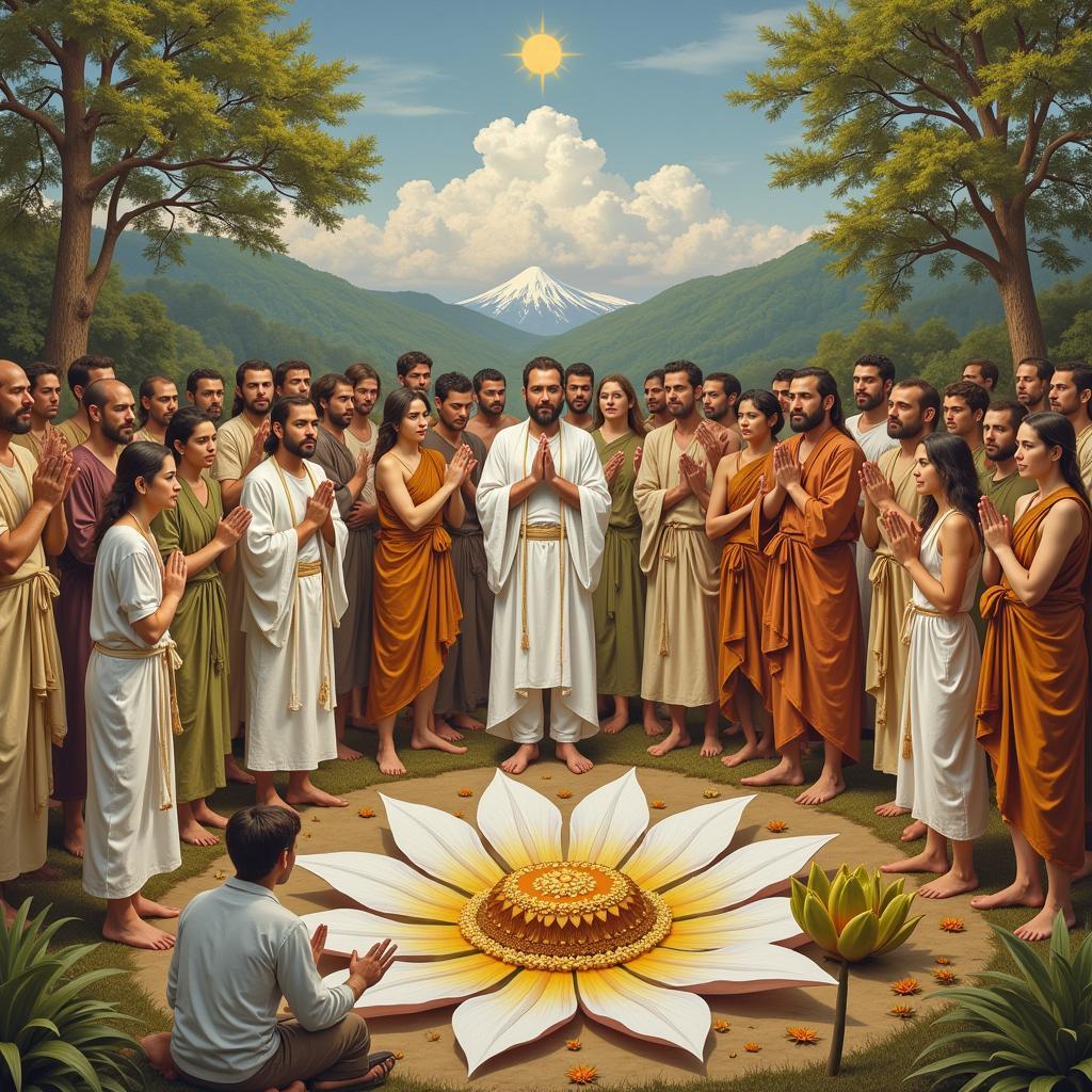 Early White Lotus Gathering