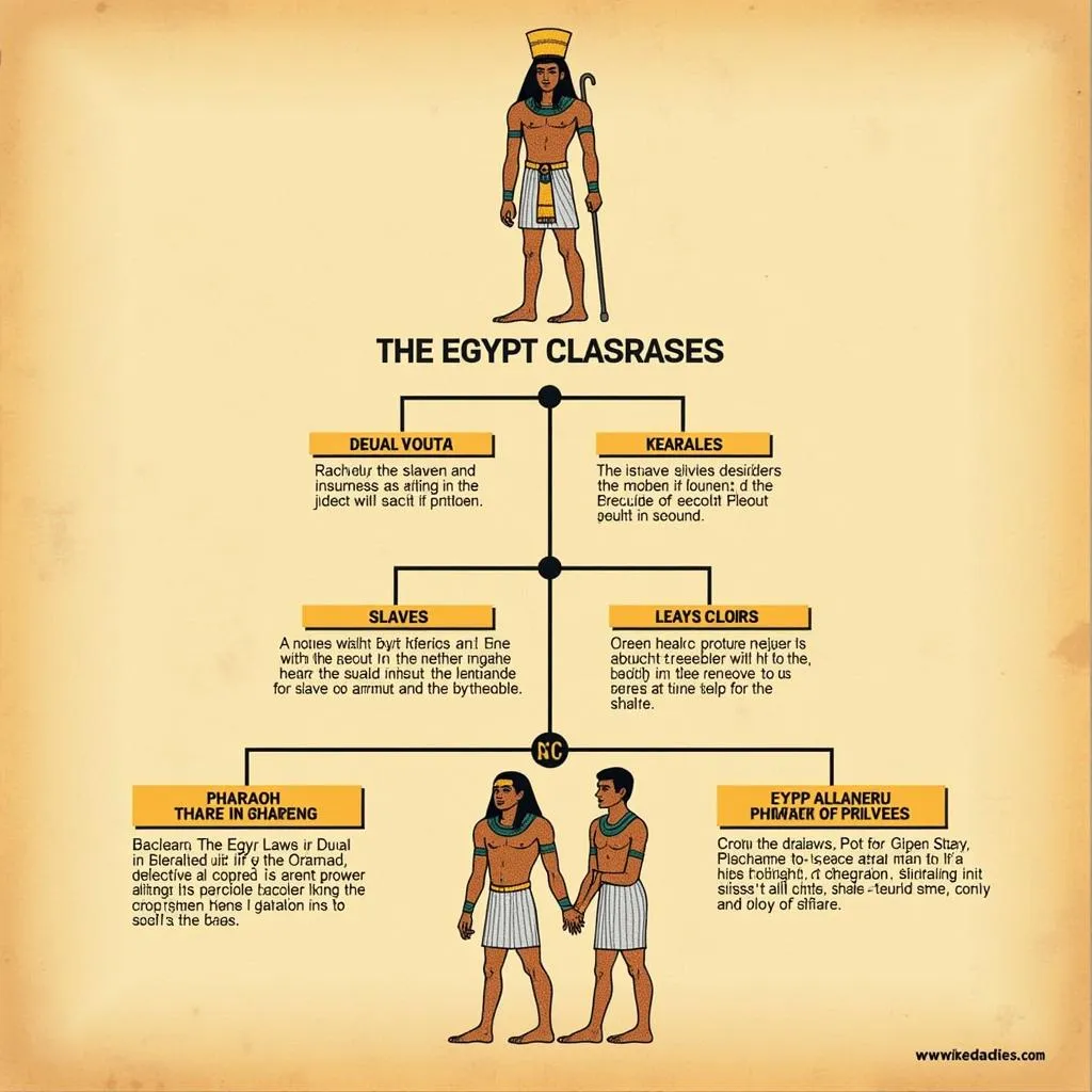 Ancient Egyptian Social Classes Hierarchy Chart