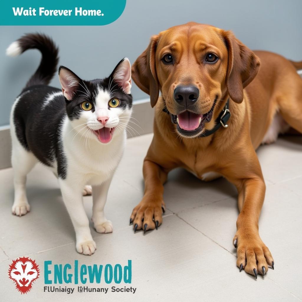 Cat and Dog Ready for Adoption at the Englewood FL Humane Society