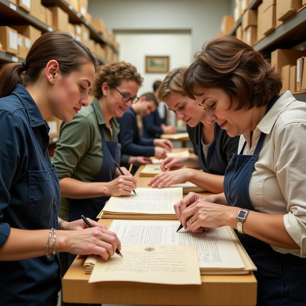 Volunteers Preserving Local History