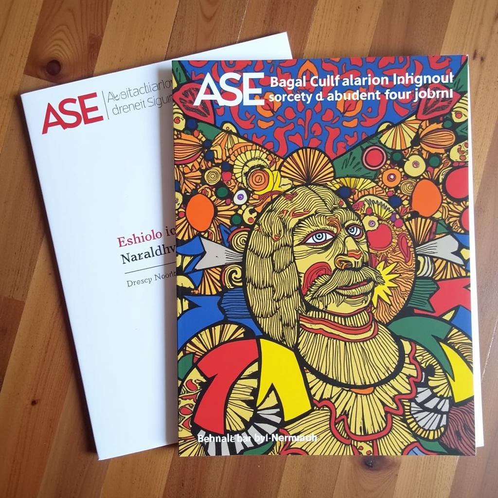 The cover of an ethnohistory publication featuring indigenous artwork