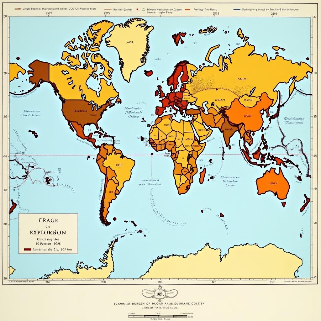 European trade routes during the Age of Exploration