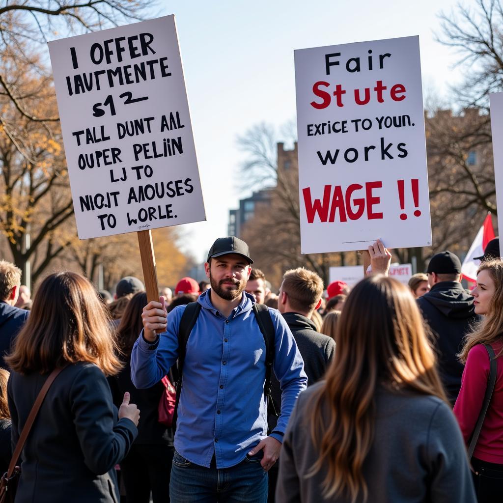 Fair Wage Protest