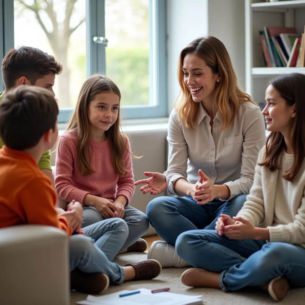 Family counseling session at FSSY