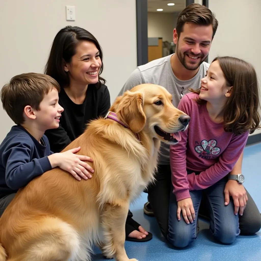 Family Meeting Dog at the OCNJ Humane Society