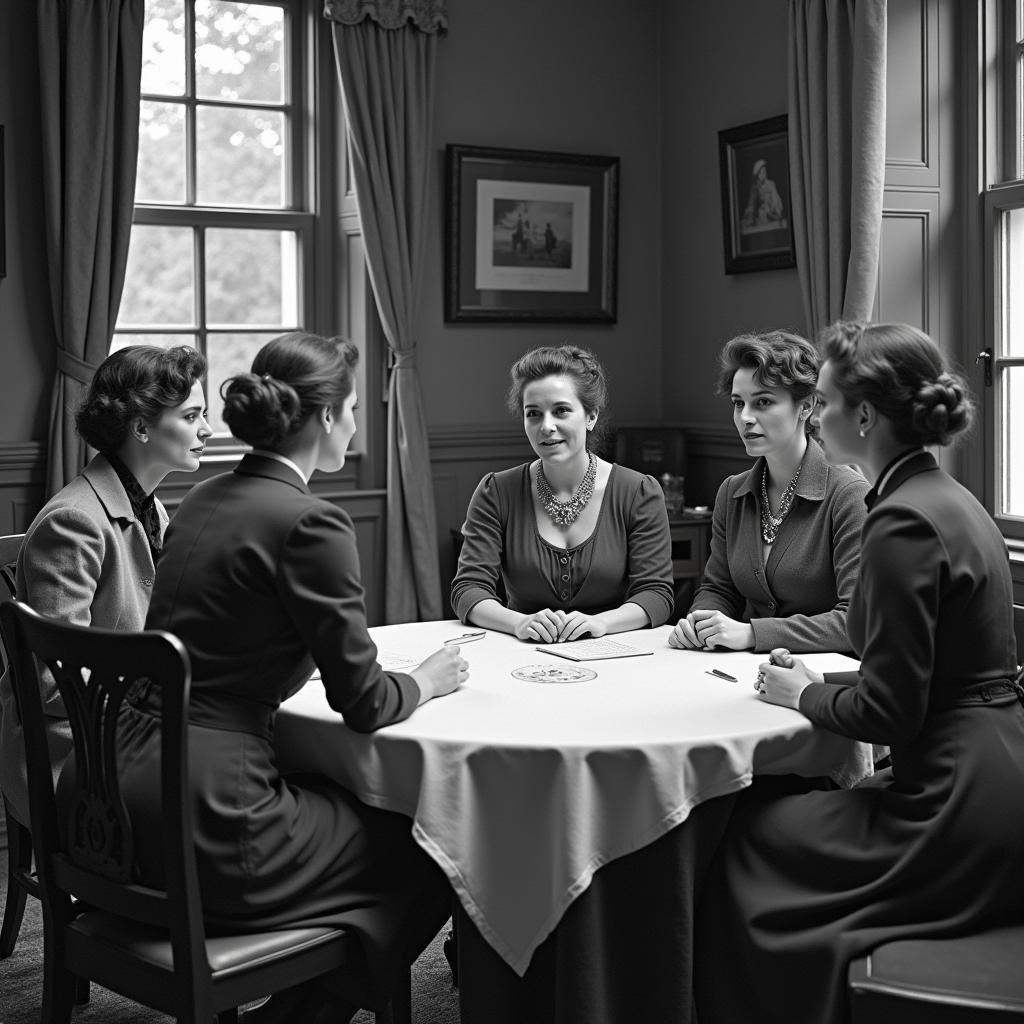 Founding Meeting of the Farragut Ladies Society