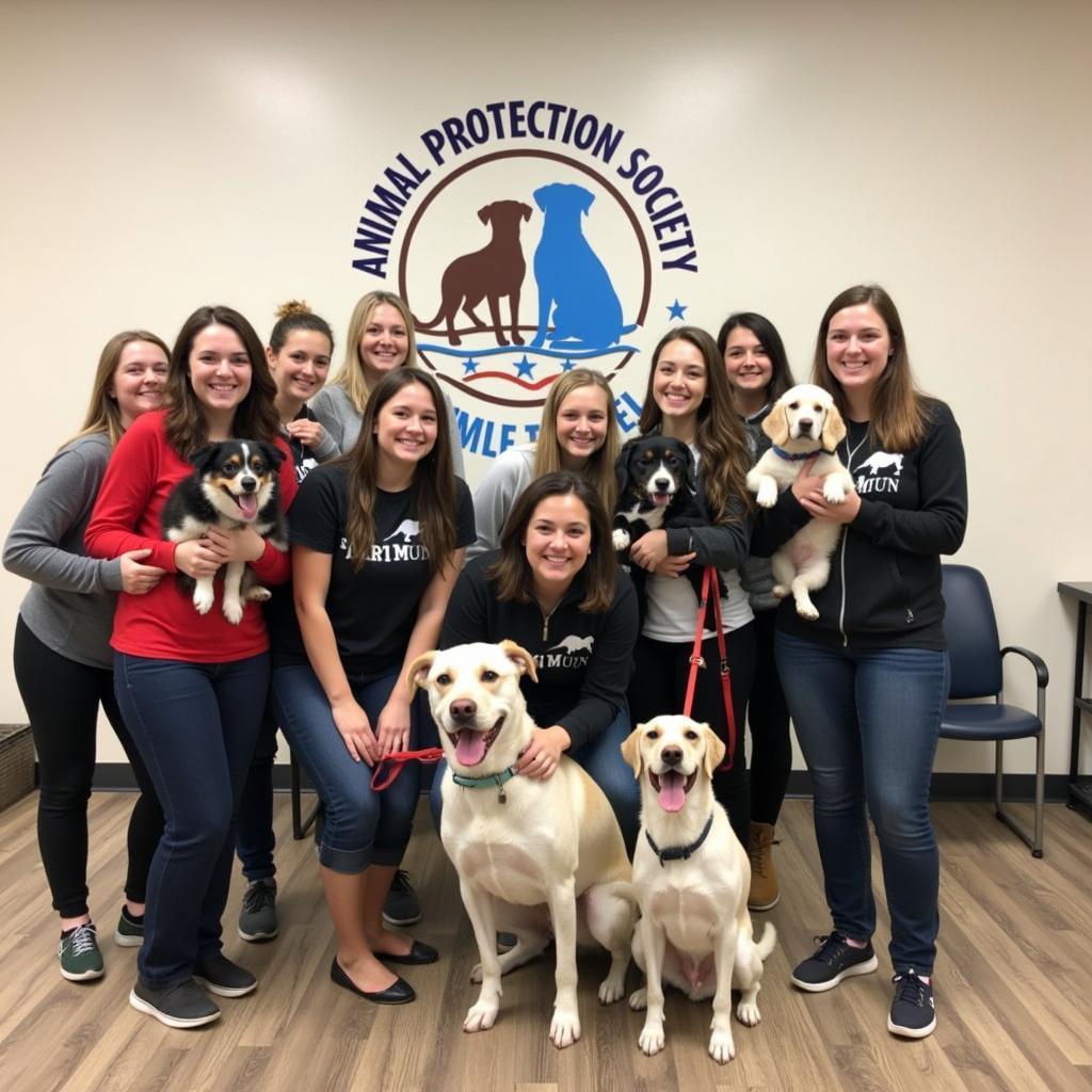 Volunteers at Fayetteville Animal Protection Society