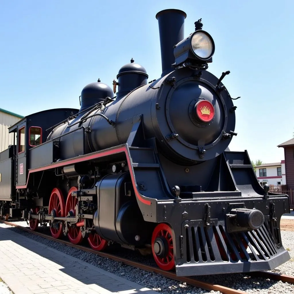 Historic Locomotive on Display at Feather River Rail Society