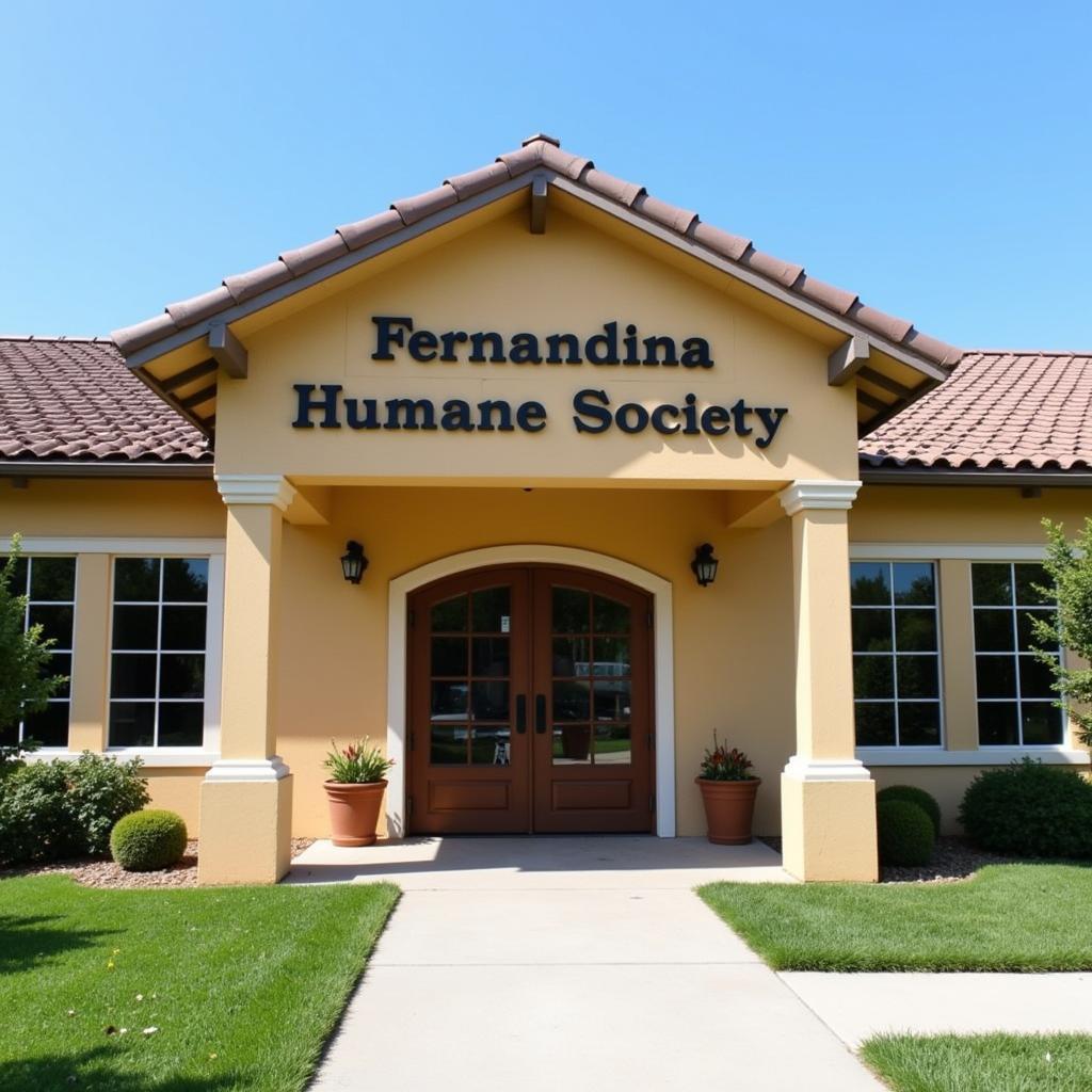 Fernandina Humane Society building exterior