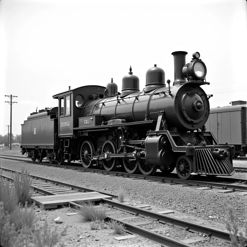 First B&O Railroad Locomotive