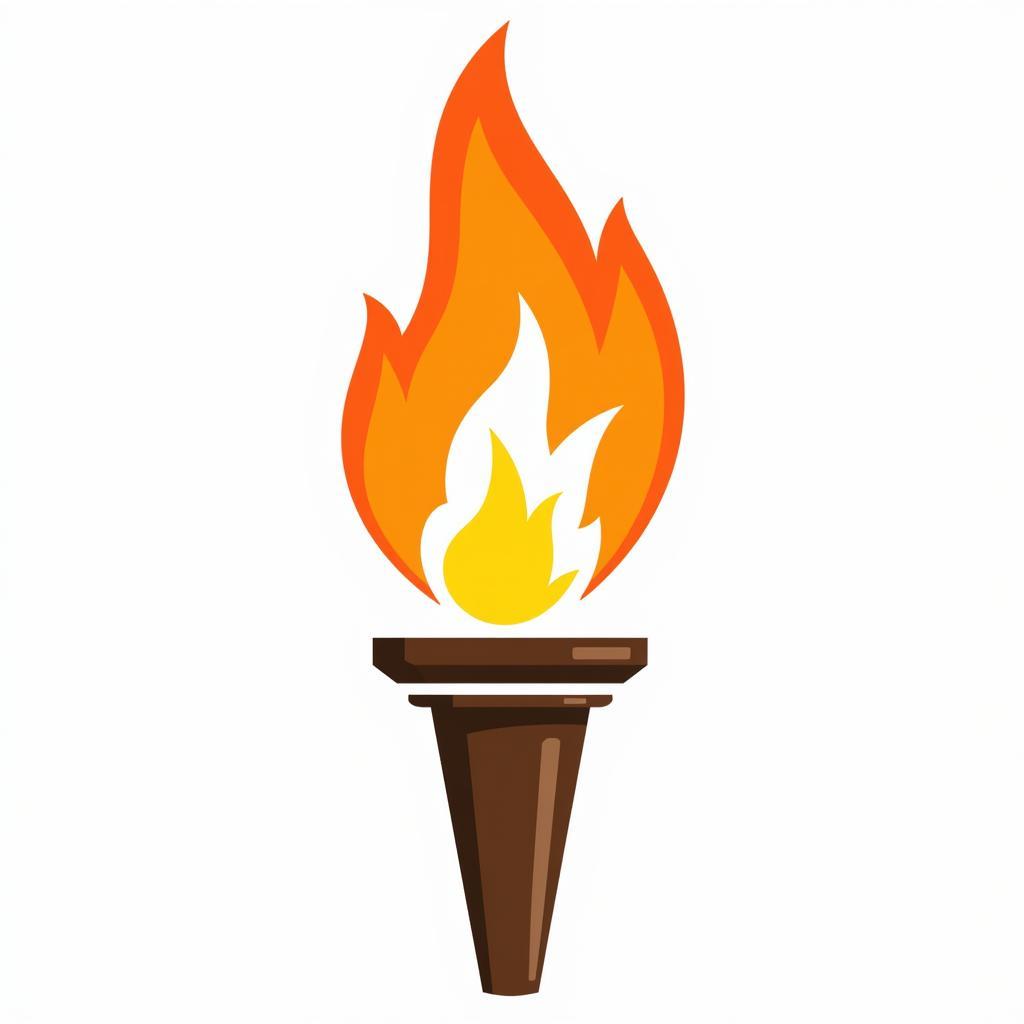 National Elementary Honor Society Logo: The Flaming Torch