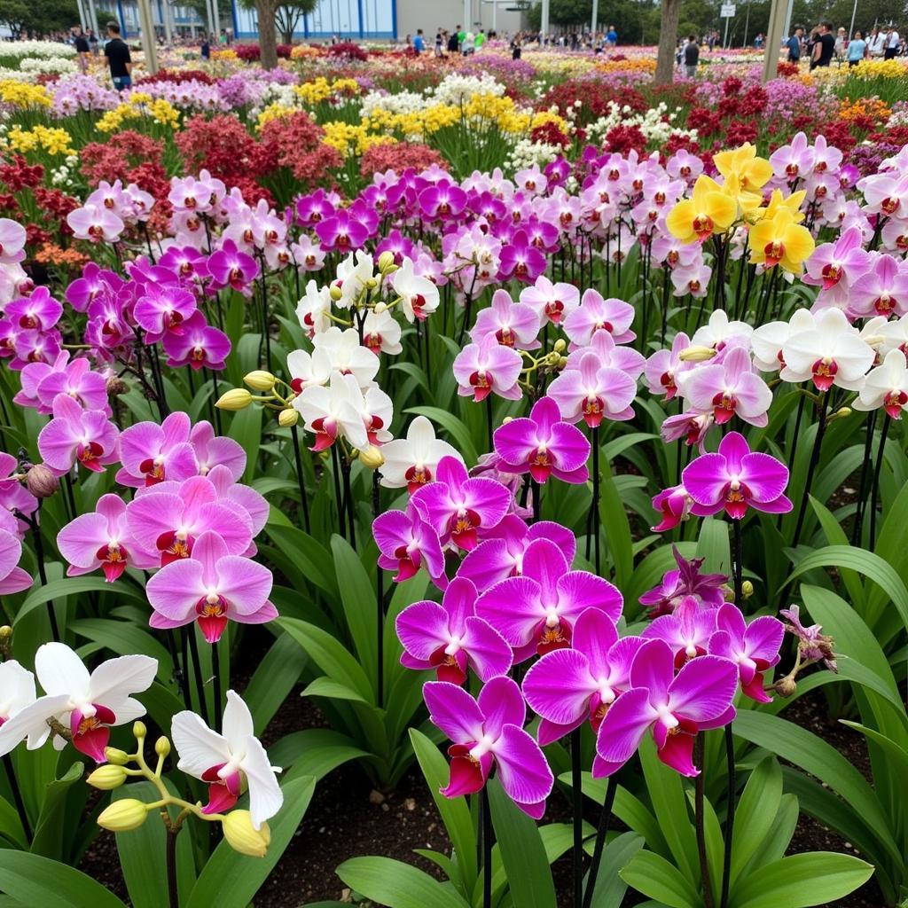 Orchid Display at Flamingo Gardens