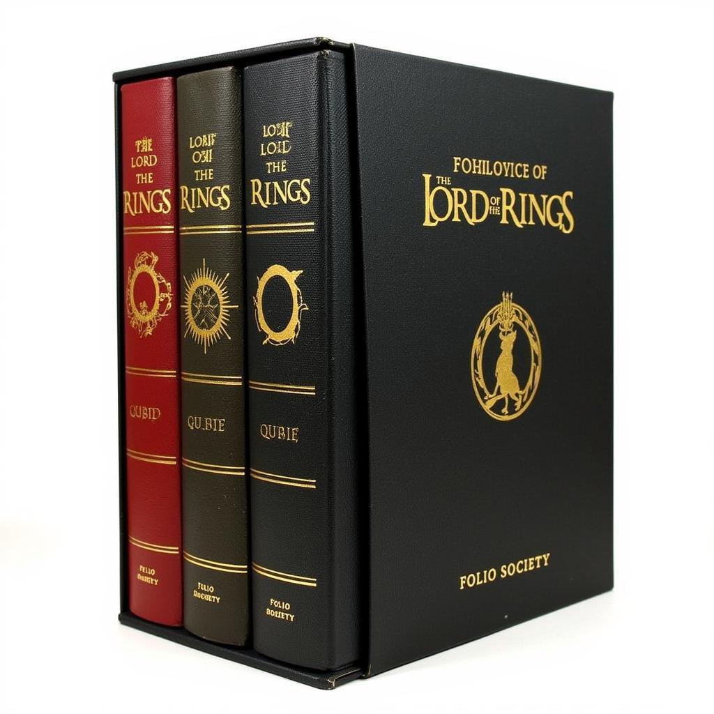 The Folio Society Lord of the Rings Three-Volume Set