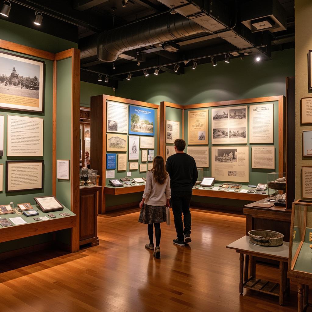 Interactive exhibit at the Fond du Lac Historical Society