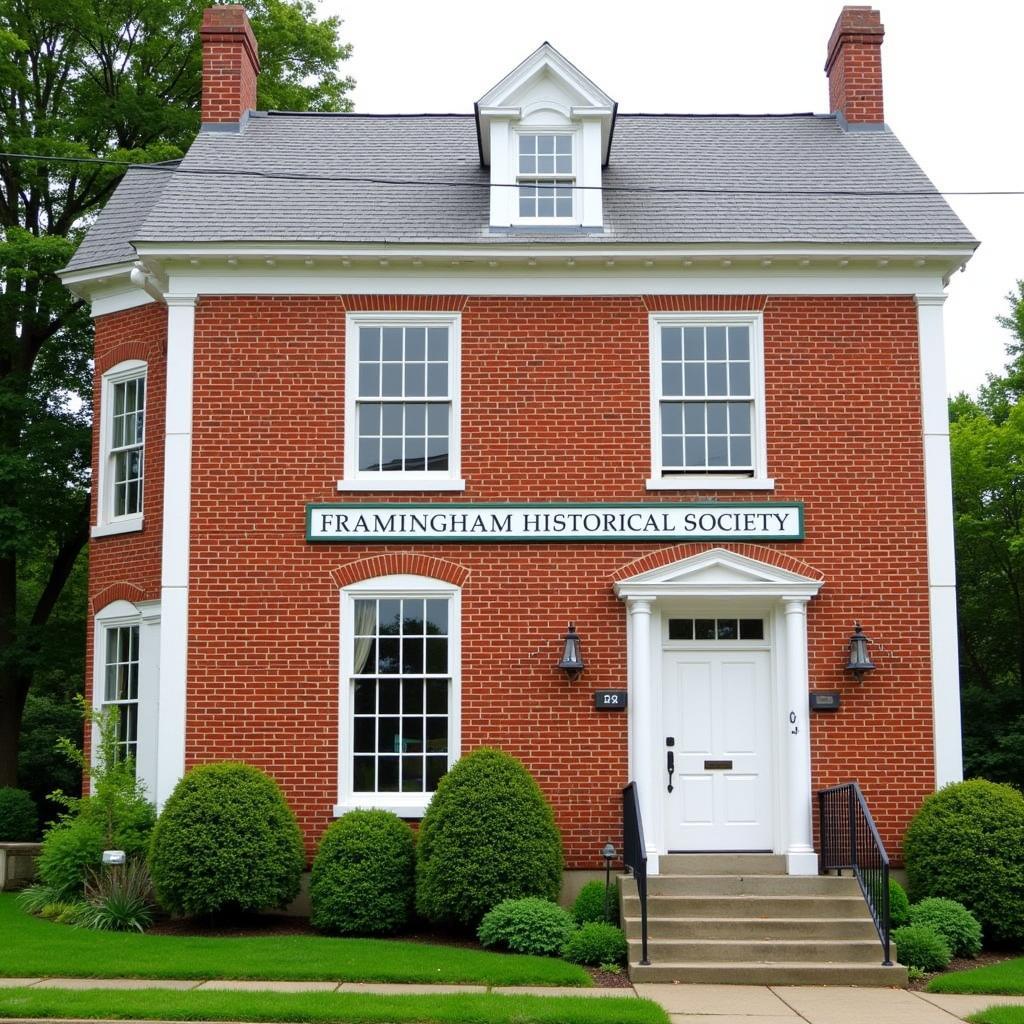 The Framingham Historical Society building