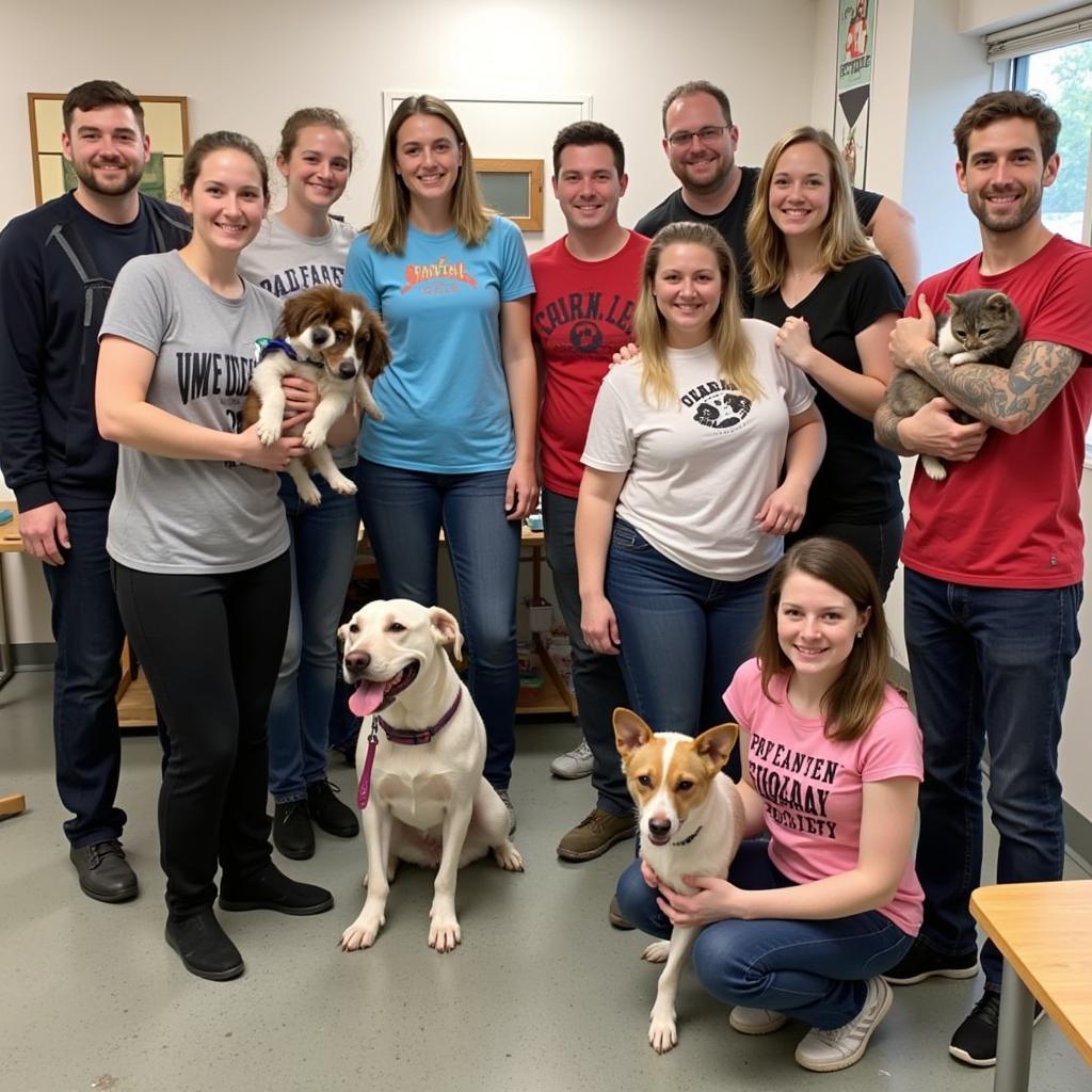 Volunteers at the Fremont County Humane Society