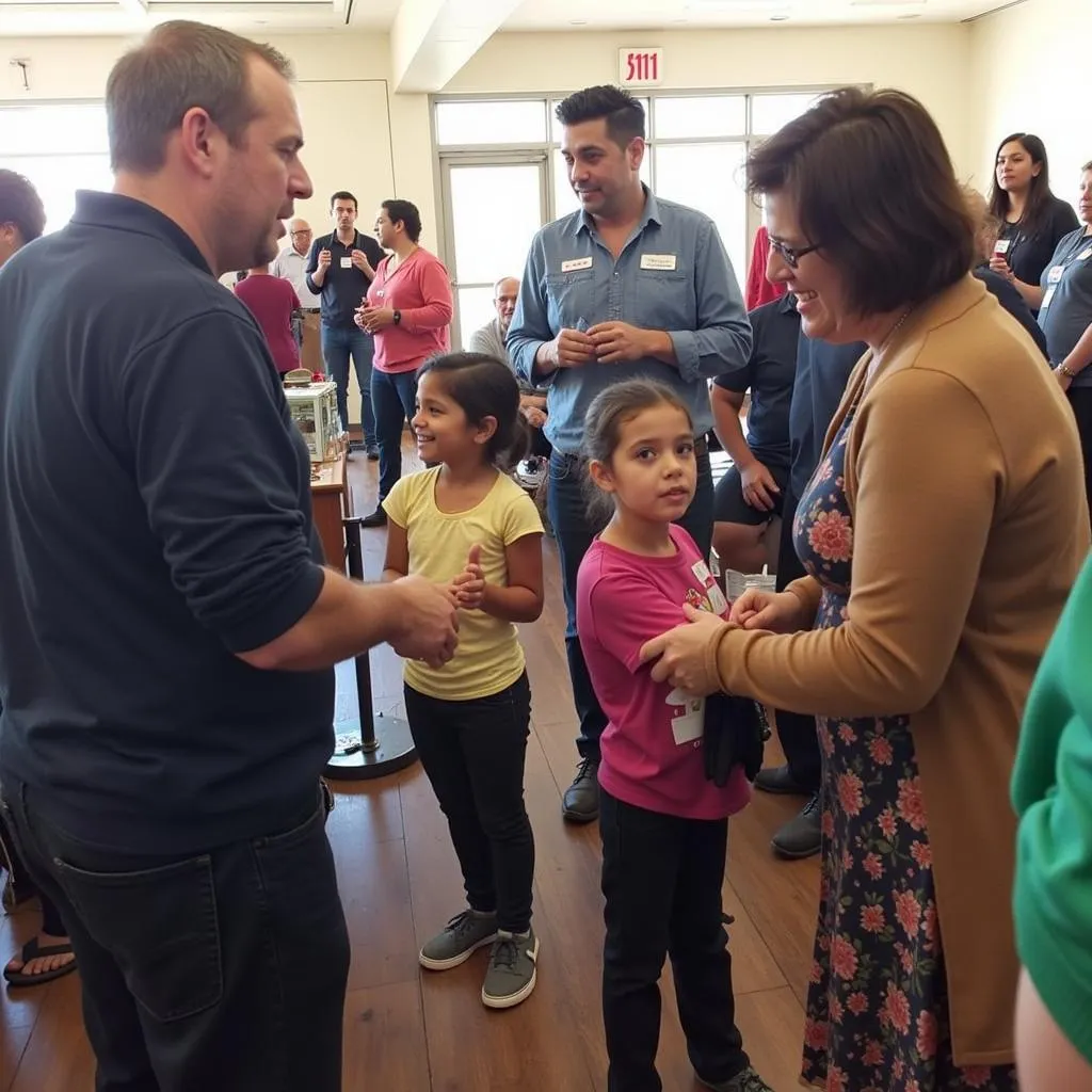 A community event at the Fresno Historical Society fostering intergenerational dialogue