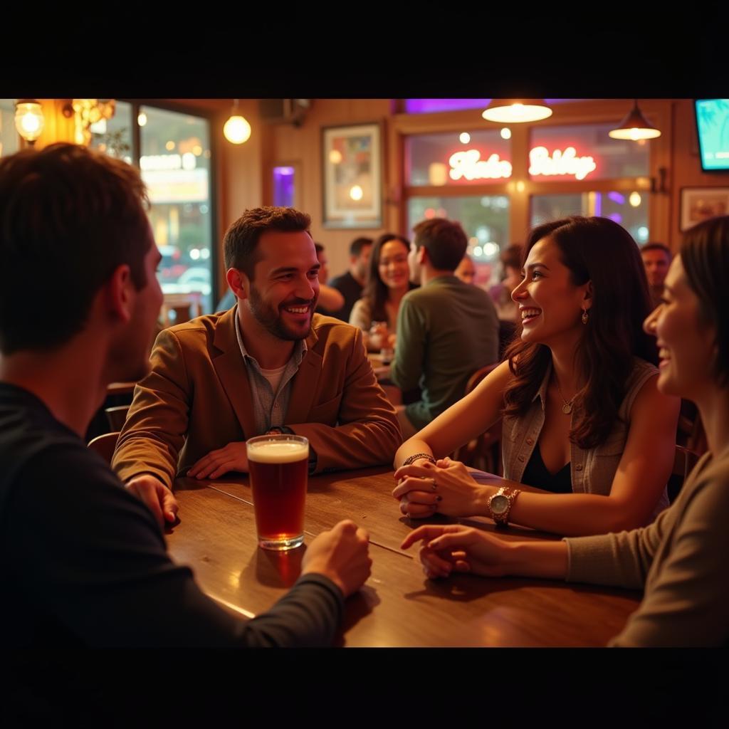 People Connecting at The Friendly Society Bar