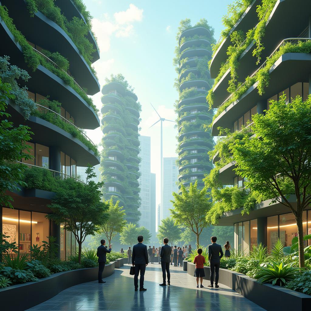 Future of rationing: Sustainable resource management in a futuristic city