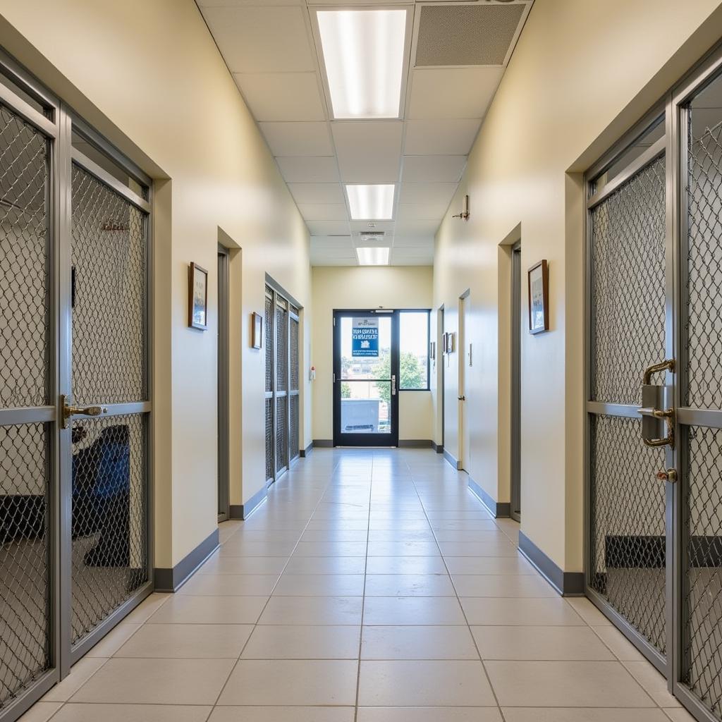 Spacious and clean kennels at the Gallatin TN Humane Society