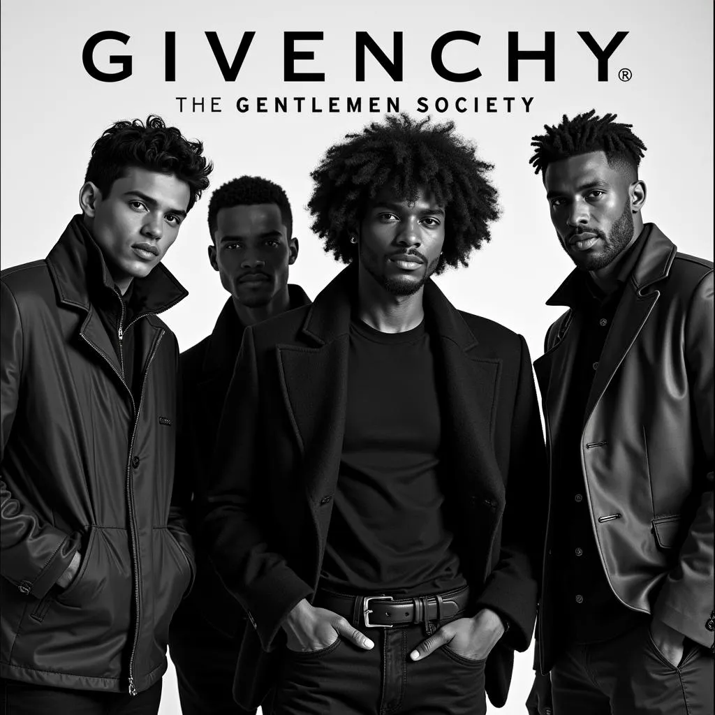 Givenchy Gentlemen Society advertising campaign