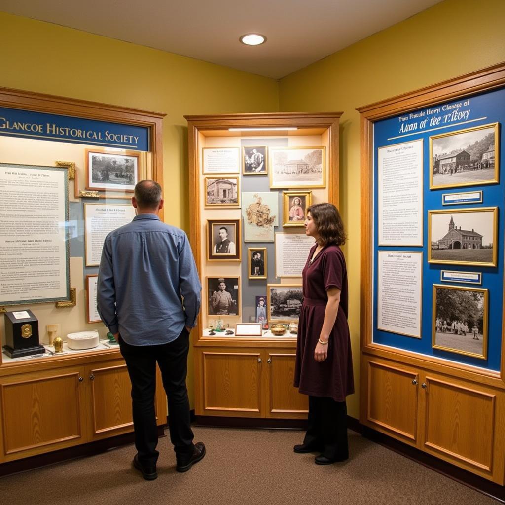 Glencoe Historical Society Exhibit